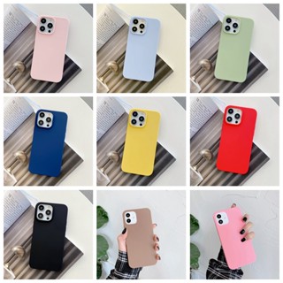 เคสโทรศัพท์ ซิลิโคนนิ่ม ผิวด้าน กันกระแทก สีพื้น เรียบง่าย สําหรับ Vivo Y02 4G Y35 Y22 Y22S 4G 2022 Y16 Y02S