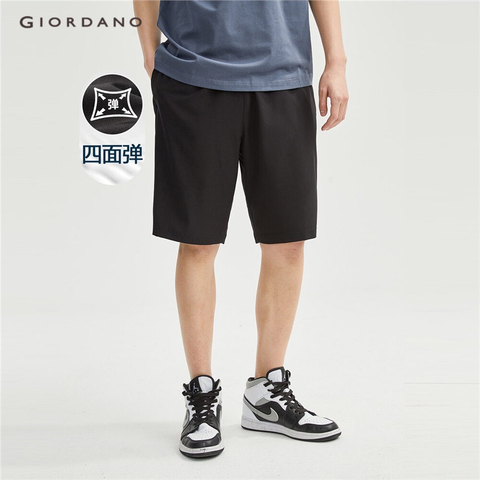 GIORDANO MEN G-MOTION High-tech cooling 4-way stretch shorts 01103303
