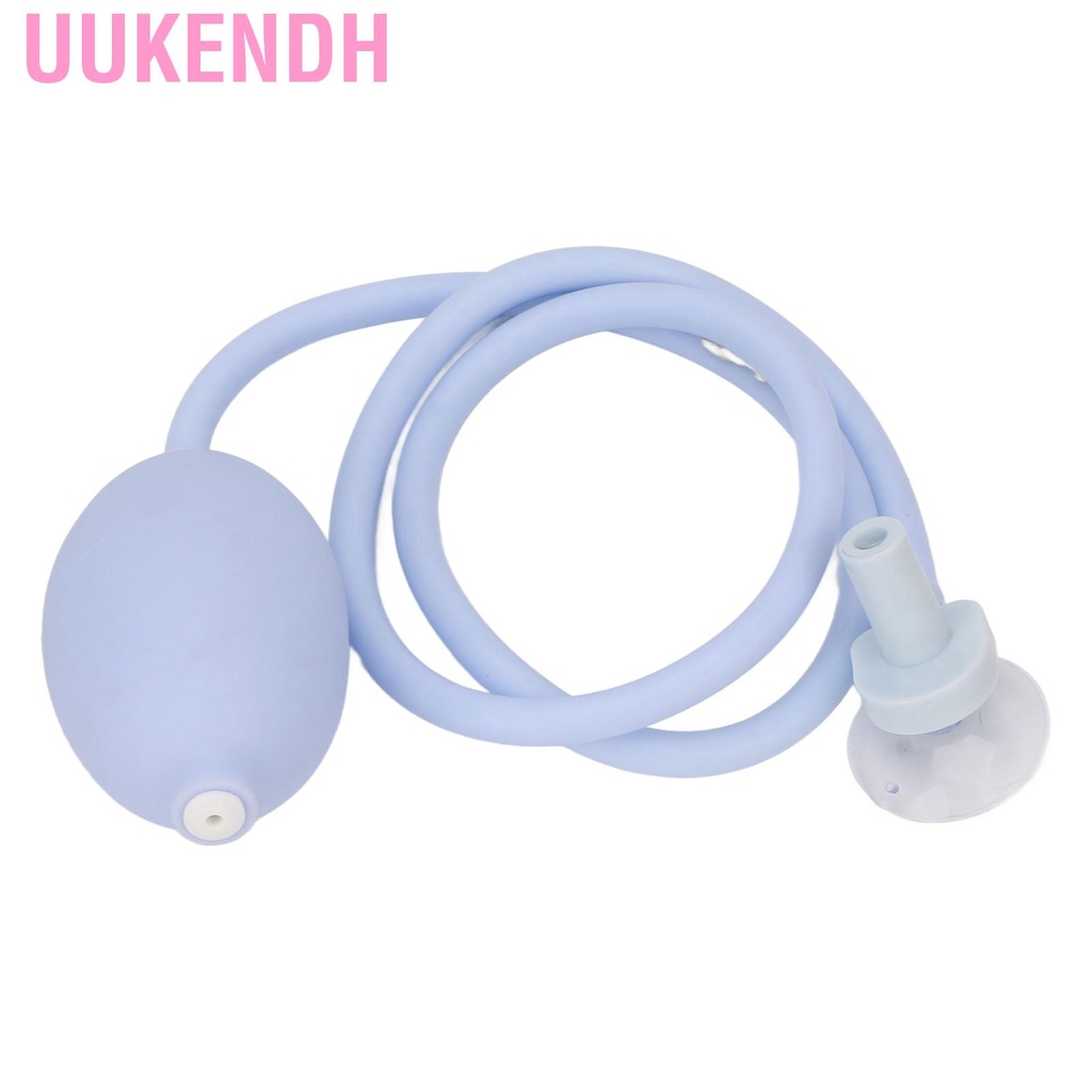 Uukendh Professional Silicone Enema Bulb Men Women Blue