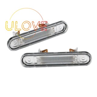 หลอดไฟ LED ติดป้ายทะเบียนรถยนต์ สําหรับ Mercedes-Benz W124 W201 W202 1 คู่