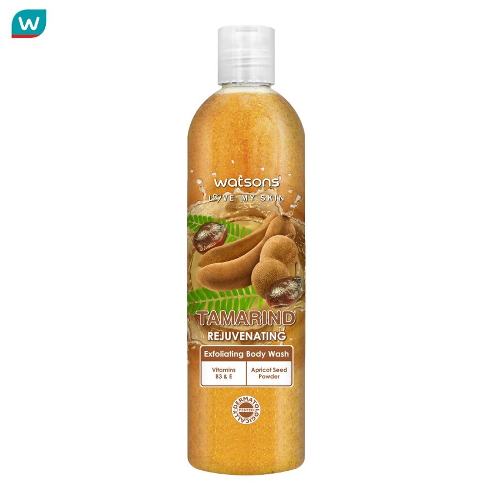 Watsons วัตสัน แทมมารินด์ เอ็กซ์โฟลิเอตติ้ง บอดี้ วอช 410กรัม.