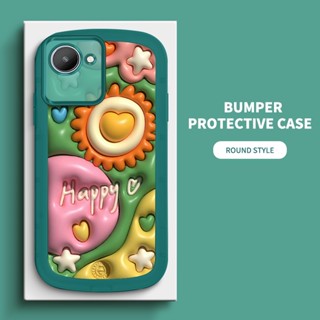 เคสโทรศัพท์มือถือ ซิลิโคน กันกระแทก ลายเป็ด สตรอเบอร์รี่น่ารัก 3D สําหรับ OPPO Realme C30 C30S Realme Narzo 50i Prime