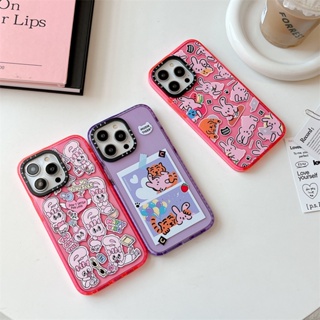 Casetify MUZIKTIGER เคสโทรศัพท์มือถือ พลาสติก TPU กันกระแทก ลายกลิตเตอร์ตัวอักษร มีลายด้านข้าง สําหรับ iPhone 14 Pro MAX 14 Plus 13 Pro MAX 12 Pro MAX 11