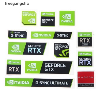 [FREG] ใหม่ สติกเกอร์ฉลาก NVIDIA GTX GEFORCE สําหรับติดตกแต่งแล็ปท็อป 5 ชิ้น FDH