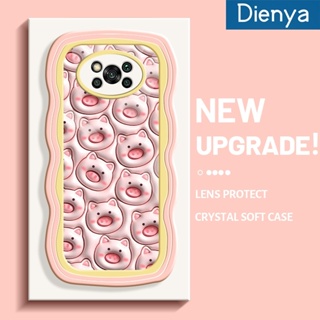 เคสโทรศัพท์มือถือ ซิลิโคนนิ่ม กันกระแทก ลายหัวหมูน้อยน่ารัก 3D สําหรับ Xiaomi Poco X3 Poco X3 NFC Poco X3 Pro Poco X3 GT Poco X4 NFC