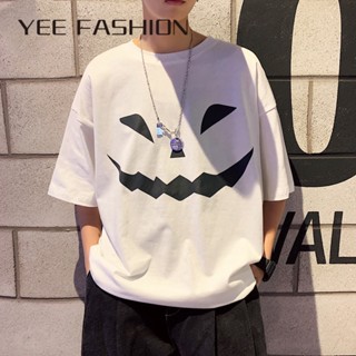 YEE Fashion  เสื้อยืดผู้ชาย เสื้อยืด สไตล์สตรีทอเมริกัน oversize 2023New Stylish Comfortable ins สวย C28A024 37Z230910