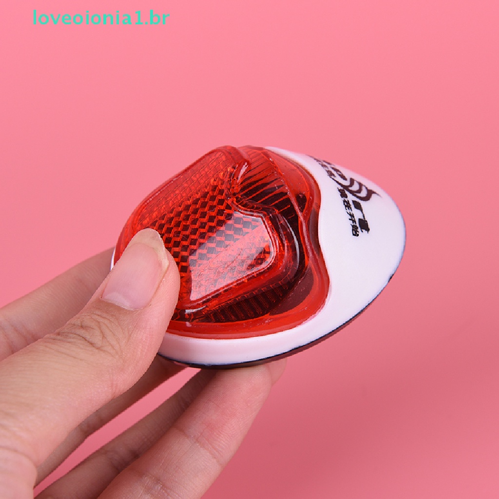 Loveoionia1 จักรยานด้านหลังความปลอดภัย Warnning Reflector หางขี่จักรยานไฟเตือน br