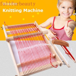 FALLFORBEAUTY Traditional Weaving Loom Durable Knitted Toy Knitting|Comb Wooden Craft DIY Household Educational Handcraft/Multicolor