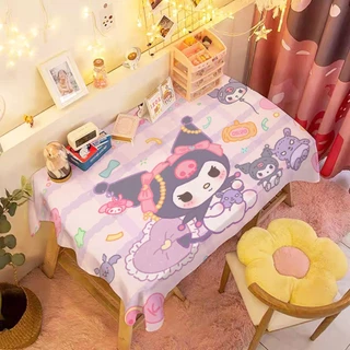ผ้าปูโต๊ะ ลายการ์ตูน Cinnamon Dog Kuromi น่ารัก สําหรับห้องนอน หอพัก