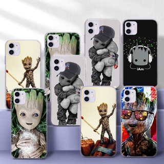 เคสโทรศัพท์มือถือแบบนิ่ม TPU ใส ลายการ์ตูนกรูท 49F สําหรับ Samsung S10 S10E S20 Fe Lite S20 Ultra S21 Plus