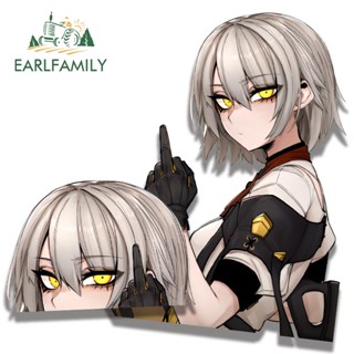 Earlfamily สติกเกอร์ Vector Girls Frontline Peeker กันน้ํา กันแดด 13 ซม. สําหรับติดตกแต่งกระจกหน้ารถยนต์ รถจักรยานยนต์