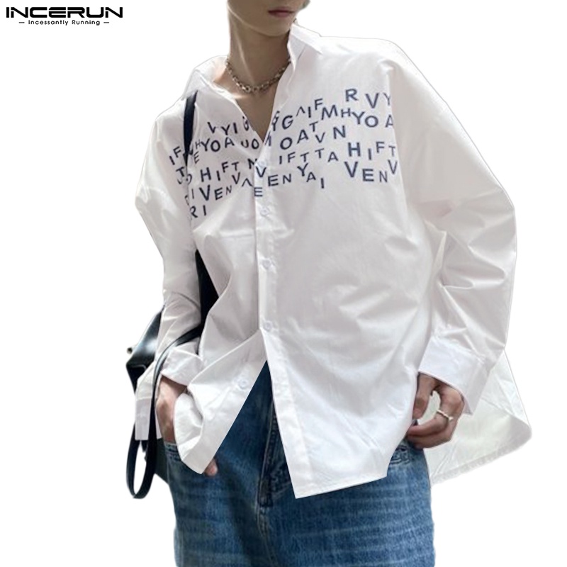 #เสื้อแขนยาวผู้ชาย #INCERUN #เสื้อพิมพ์ลาย #เสื้อสไตล์พื้นฐาน #เสื้อพักผ่อน