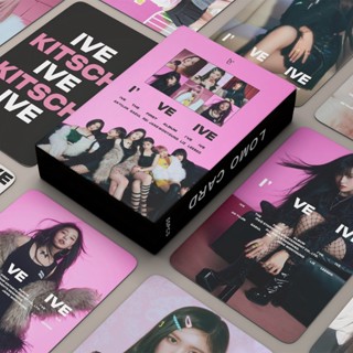 โปสการ์ด อัลบั้มรูปภาพ IVE IVE LIZ WONYOUNG YUJIN LEESEO REI GAEUL Lomo Cards Kpop YM จํานวน 55 ชิ้น ต่อกล่อง