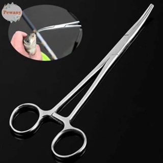 PEWANY Stainless Steel Hemostatic Forceps Fishing Tackle Epilation Tools Fishing Locking Pliers Iris Scissors 12.5 to 24cm Curved Scissors Forceps Fishing Line Cutter Curved Tip Straight Tip Clamps