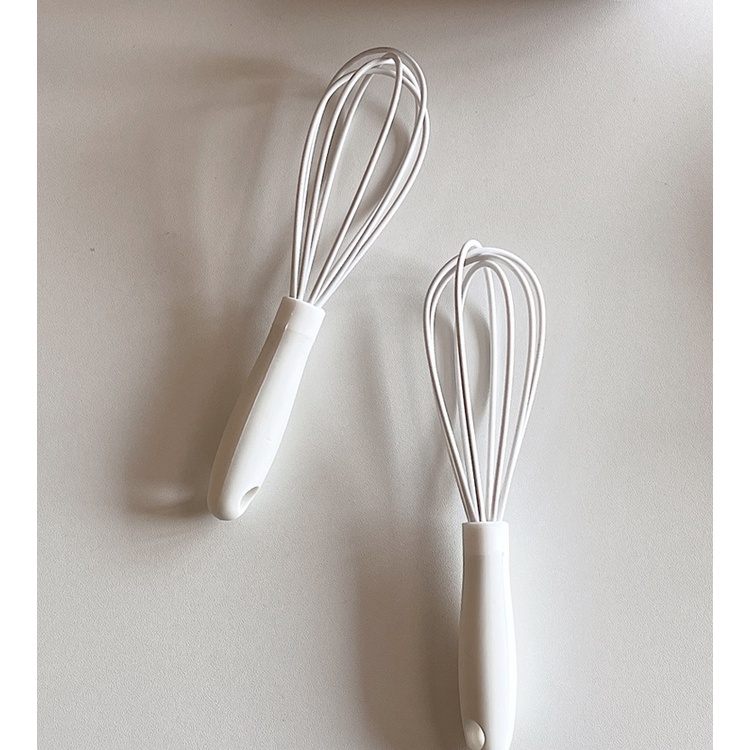 HERA ที่ตีไข่ ซิลิโคน เครื่องตีไข่ เครื่องมือห้องครัว สําหรับตีครีม เนย Silicone Egg Beater Hand Whisk Butter Cream Mixer Baking Tool Kitchen Tools