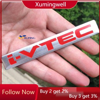 ป้ายสัญลักษณ์โลหะ ติดด้านข้าง และด้านหลัง i-VTEC สําหรับ Honda IVTEC