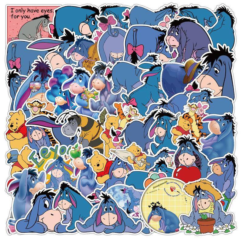 สติ๊กเกอร์ Disney Eeyore (50 แผ่น ไม่ซ้ำ)