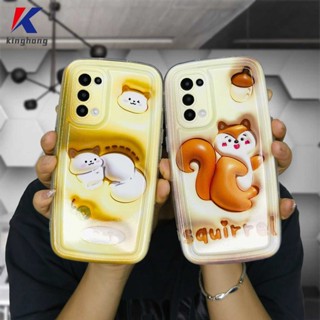 เคสป้องกันโทรศัพท์มือถือ ลายการ์ตูนกระต่าย 3D สําหรับ Realme C15 C21 C11 2021 C21Y C30 C30S C31 C33 C35 C25 C20 C3 C12 C2 C25S 10 5S 5 5i 9i C17 7i C1 C25Y C2 C3i 6i C20A  Narzo 20 10 10A 20A 30A 50A 50i Prime A7 A5S A15 A16 A17 A53 A53S A57 A77