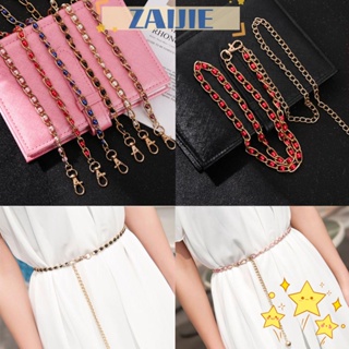 ZAIJIE Women Waist Belts Ladies Strap Dress Accessories Thin Waist Chain Imitation Pearl Party Fashion Clothing Decorations Beads Waistband/Multicolor