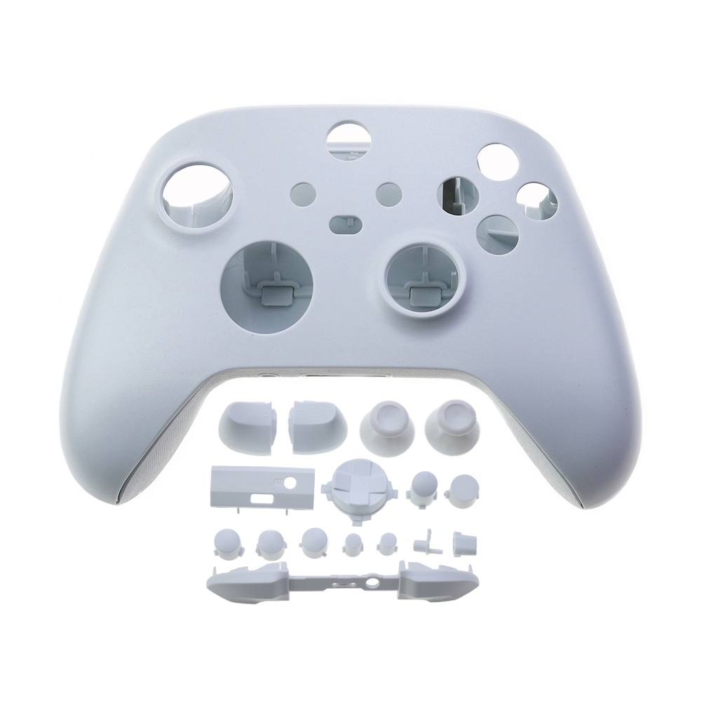 1 ชุด สําหรับ Xbox Series X / S ตัวควบคุม ฝาครอบป้องกัน เคสด้านหน้า และปุ่มครบชุด
