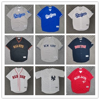 เสื้อกีฬาเบสบอลแขนสั้น ลายทีม Mlb Jersey Jersey สไตล์ฮิปฮอป และอเมริกา