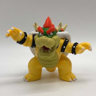 ใหม่ Super Mario Bros. ตุ๊กตาฟิกเกอร์ PVC Bowser Koopa พลาสติก ขนาด 4 นิ้ว ของเล่นสะสม