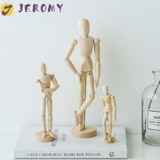 Jeromy โมเดลฟิกเกอร์ไม้รูปมนุษย์ของเล่นสําหรับเด็ก