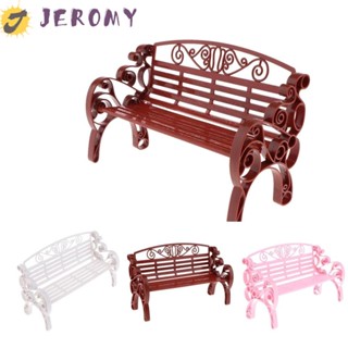 Jeromy โมเดลม้านั่งจําลอง 1:6 เฟอร์นิเจอร์ของเล่น งานฝีมือ สไตล์คลาสสิก สําหรับตกแต่งบ้านตุ๊กตา DIY