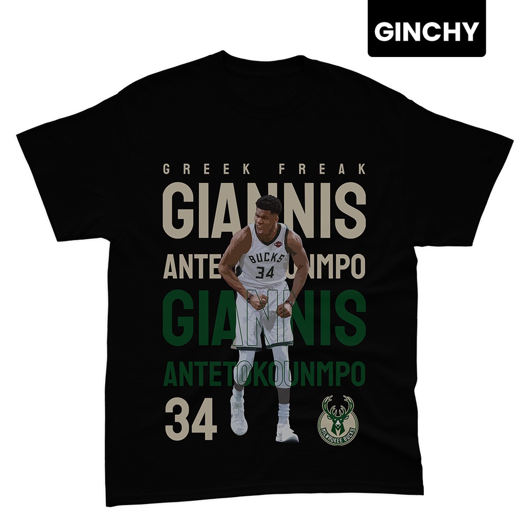 Giannis T-shirt | Tee | Milwaukee Bucks | Bucks | Men's T-shirt | Giannis Antetokounmpo | NBA