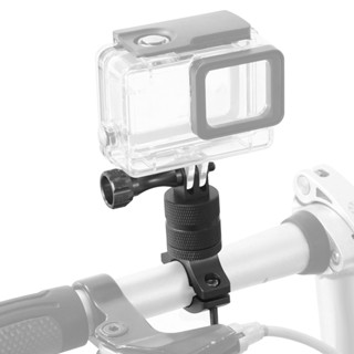 Feichao อุปกรณ์เมาท์ขาตั้งโลหะ หมุนได้ 360 องศา สําหรับวางกล้อง Gopro Action Camera Phone ติดแฮนด์บาร์รถจักรยาน รถมอเตอร์ไซค์