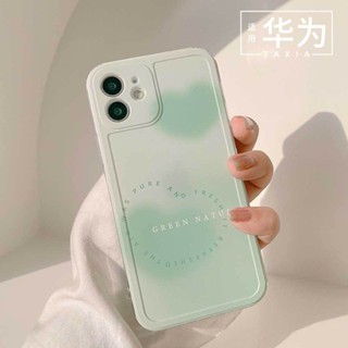 Fnm5ins เคสโทรศัพท์มือถือ ซิลิโคนใส ลายภาพวาดหัวใจ สําหรับ Huawei P40pro P30 nova7se mate30