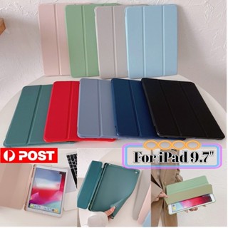 เคสหนัง TPU แบบนิ่ม 9.7 นิ้ว กันกระแทก พร้อมช่องใส่ปากกา สําหรับ iPad Pro 9.7 2016 5th 6th 2017 2018 Air 1 2