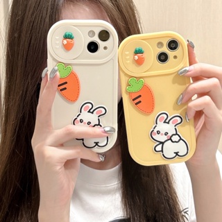 เคสโทรศัพท์มือถือนิ่ม กันกระแทก ลายการ์ตูนกระต่ายแครอทน่ารัก สําหรับ iPhone 14 14PRO MAX 13 12PRO MAX 13pro MAX 11PRO MAX