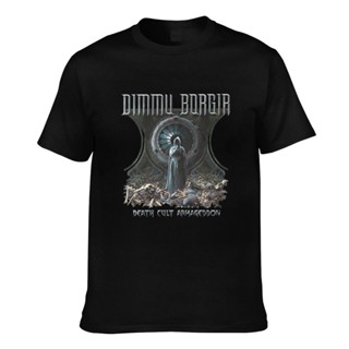 มาใหม่ Dimmu Borgir Death Cult Basic เสื้อยืดแขนสั้น ลายการ์ตูน