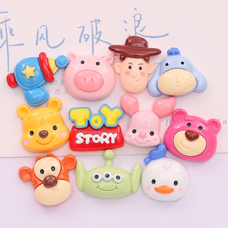 กาวเรซิ่น รูปการ์ตูน เนื้อเงา แฮนด์เมด DIY สําหรับตกแต่งเคสโทรศัพท์
