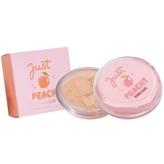 Sivanna Just Peachy Matte Velvet Loose Powder #HF197 : ซิวานน่า จัสท์ พีชชี่ แมท ลูซ พาวเดอร์ แป้งฝุ่น คุมมัน x 1 alyst