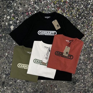 Carhartt WIP เสื้อแขนสั้น ลายโมโนแกรม คลาสสิก สําหรับผู้ชาย และผู้หญิง