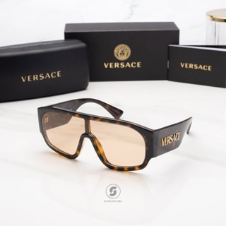 แว่นกันแดด Versace Logo Aviator VE4439 108/73