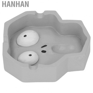 Hanhan Grey Alien Style Resin Material Dishwasher Safe Ornament For Desktop