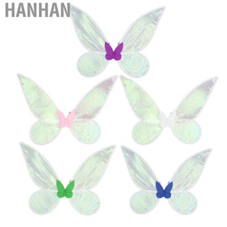 Hanhan Glowing Angel Wings  Light Fairy Wings Sparkle Fairy Princess Wings for Kids Cosplay Photo Show Props