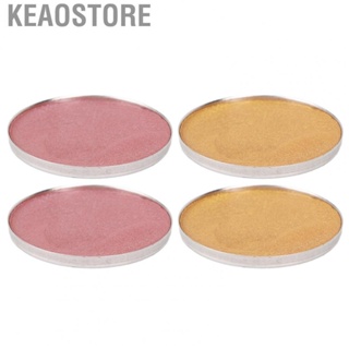 Keaostore 2 PCS Face   Single Glitter Colorful Long Lasting Pressed  C