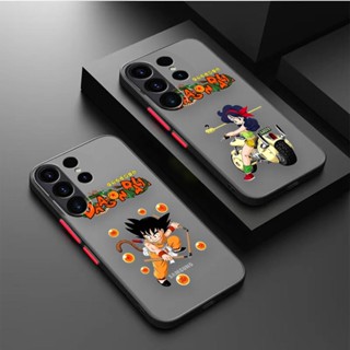 เคสโทรศัพท์มือถือ ผิวด้าน กันรอยนิ้วมือ ลายดราก้อนบอล สําหรับ Samsung S8 S9 S10 S10E S10 Lite S20 S20FE S21 S22 S23 S32 Plus Ultra 5G A32 A53 J6 M51 5G