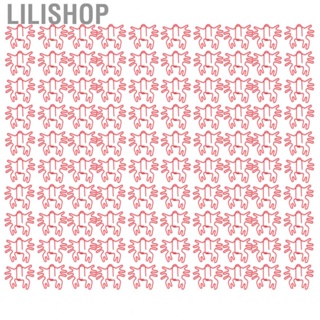 Lilishop Cool Paper Clips  100Pcs Office Clips Electroplated  for School
