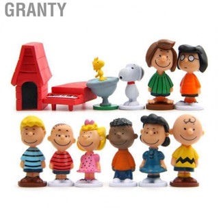 Granty Anime Figure Toys  Bright Color Drop Resistant Cartoon Ornament Toys  for Collection