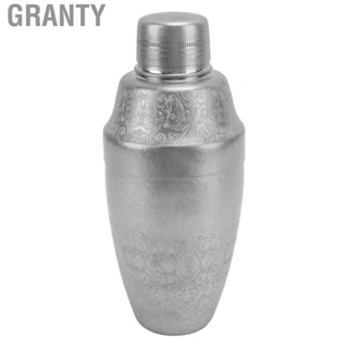 Granty Cocktail Shaker  Bartender Shaker Mixer Dishwasher Safe Stainless Steel Glossy Built In Strainer  Rust  for Family Party for Bar