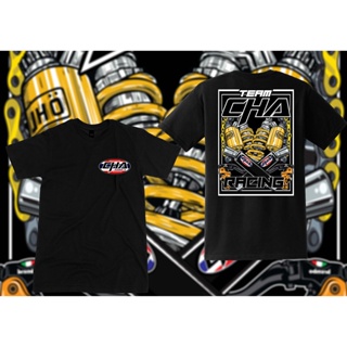 เสื้อยืดแขนสั้น พิมพ์ลาย TEAM CHA RACING SHIRT สไตล์ไทย สําหรับผู้ชาย และผู้หญิง