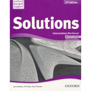 Bundanjai (หนังสือเรียนภาษาอังกฤษ Oxford) Solutions 2nd ED Intermediate : Workbook +CD (P)