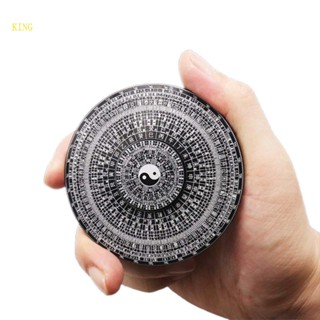 King Kinetic-Spinner ของเล่นคลายเครียด เข็มทิศบากัว เข็มทิศ ปลายนิ้ว สปินเนอร์ ความเร็ว ไจโร จีน ฮวงจุ้ย Fidget สําหรับสมอง -