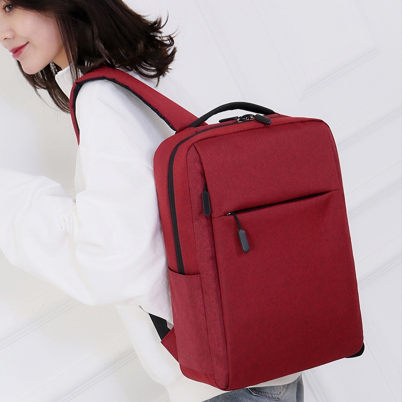 กระเป๋าเป้สะพายหลัง มาพร้อมชาร์จ USB ใส่โน๊ตบุ๊ค Business Backpack