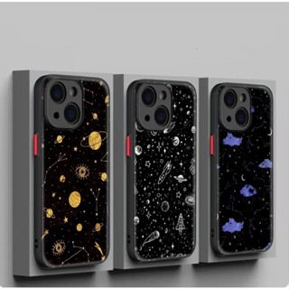 เคสโทรศัพท์มือถือนิ่ม ป้องกันเลนส์ ลายดาวกาแล็กซี่ สําหรับ iPhone SE SE2 SE3 7 8 Plus XR XS Max 11 Pro Max 237A